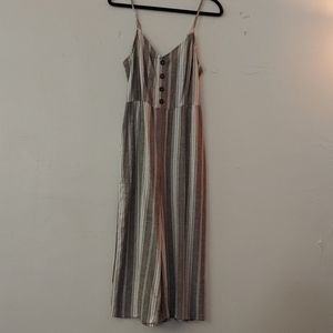 Striped jumpsuit